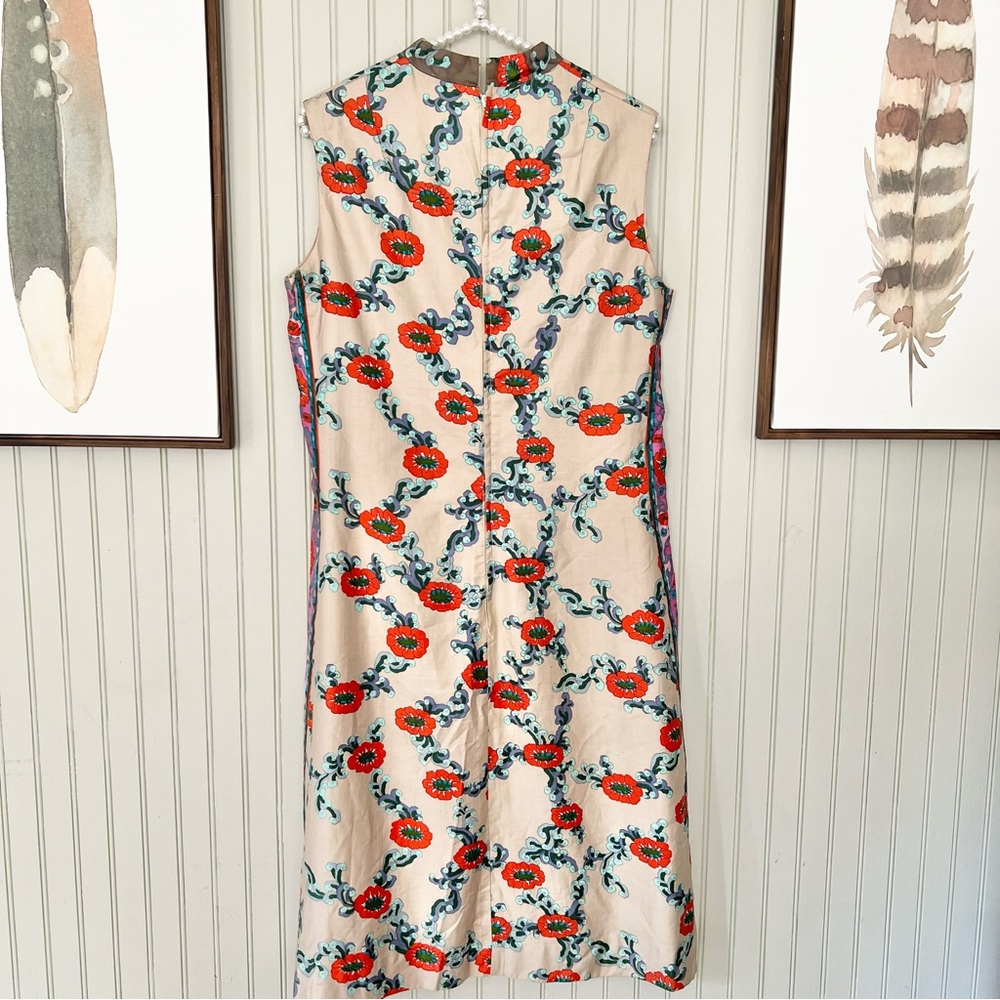 Lord & Taylor Vintage Sleeveless Floral Shiftdress Mixed Print - Picture 5 of 6